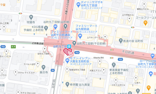谷町九丁目エリア