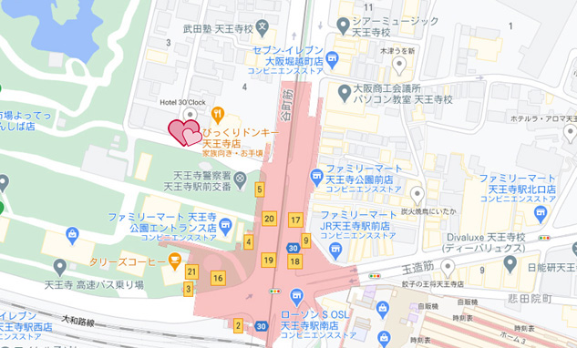 天王寺エリア
